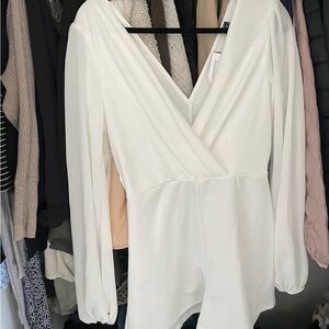 Elegant white romper